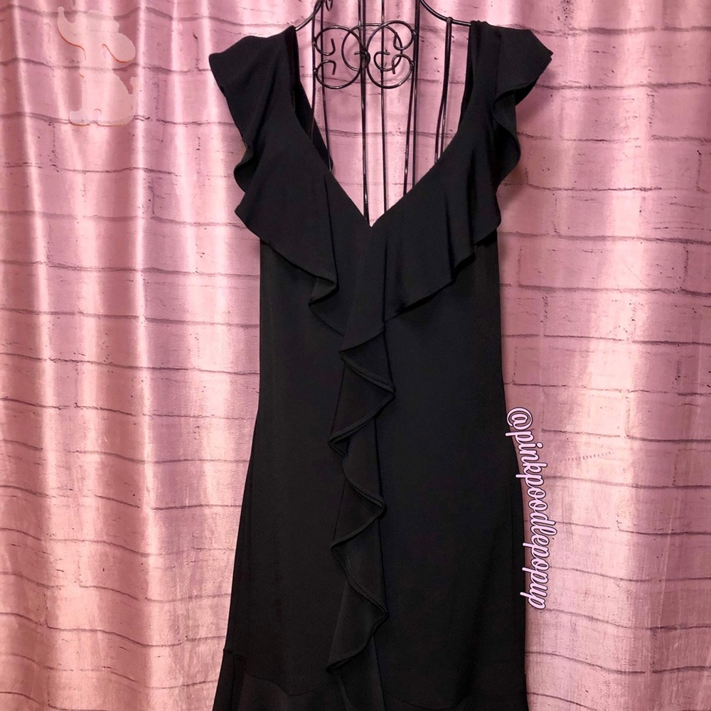 White House Black Market Black Sleeveless Dress - Picture 4 of 6